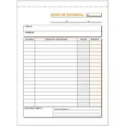 (T-57) LOAN TALONARIO ENTREGAS CUARTO NATURAL