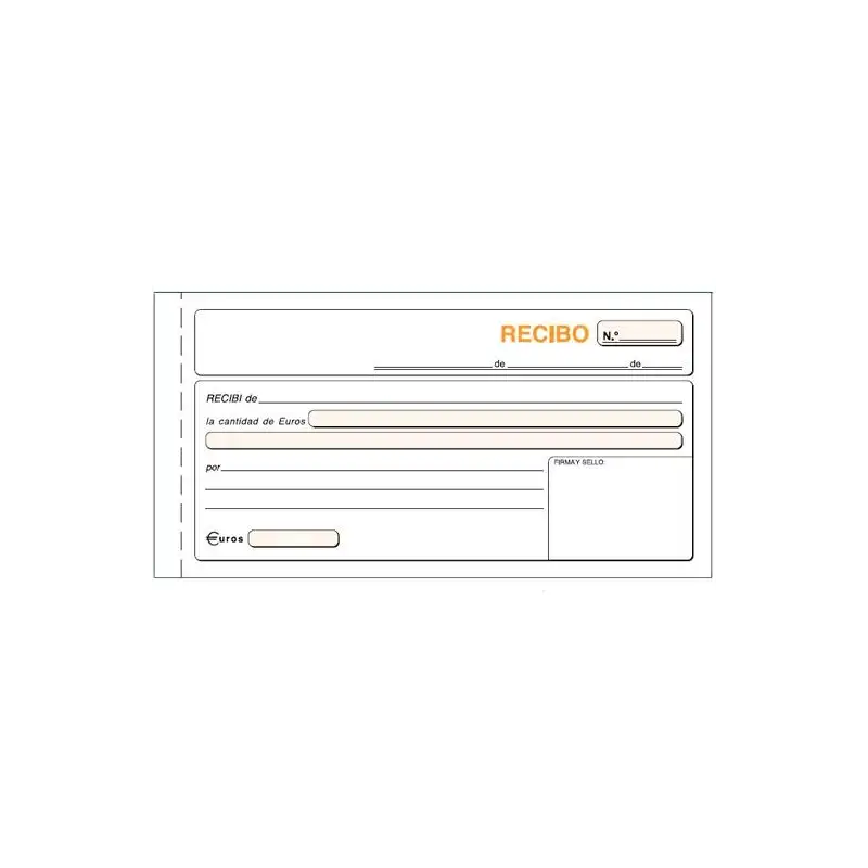 (T-60) LOAN TALONARIO RECIBOS TERCIO DE FOLIO DUPLICADO AUTOCOPIA