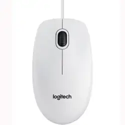 (910-003360) LOGITECH RATÓN B100 CABLE USB 800PPP AMBIDIESTRO 3 BOTONES BLANCO