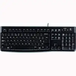 (920-002499) LOGITECH TECLADO K120 CABLE USB QWERTY ESPAÑOL NEGRO
