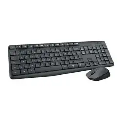 (920-007919) LOGITECH COMBO TECLADO + RATÓN MK235 INALÁMBRICO 2.4GHZ QWERTY ESPAÑOL NEGRO
