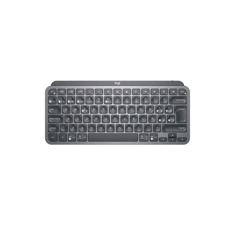 (920-010603) LOGITECH TECLADO MX MINI INALÁMBRICO QWERTY ESPAÑOL GRAFITO