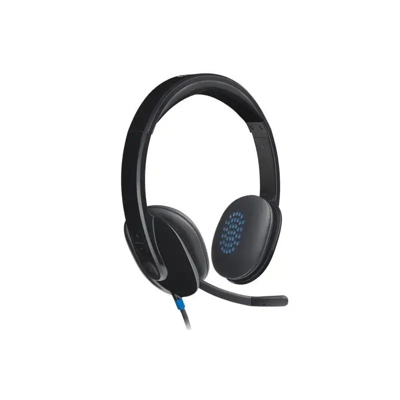 (981-000480) LOGITECH AURICULARES BIAURAL ESTEREO CON MICRÓFONO AUDIO DE ALTO RENDIMIENTO CON SUPRESION DE RUIDOS