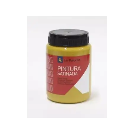(111022) LA PAJARITA TÉMPERA ESCOLAR BOTE DE 35ML SATINADA AMARILLO OXIDO L-03