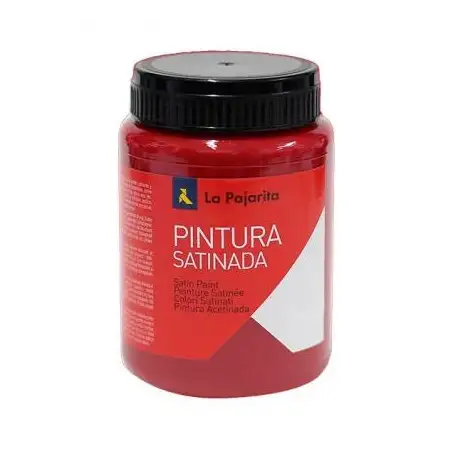 (111213) LA PAJARITA TÉMPERA ESCOLAR BOTE DE 375ML CARMIN L-09