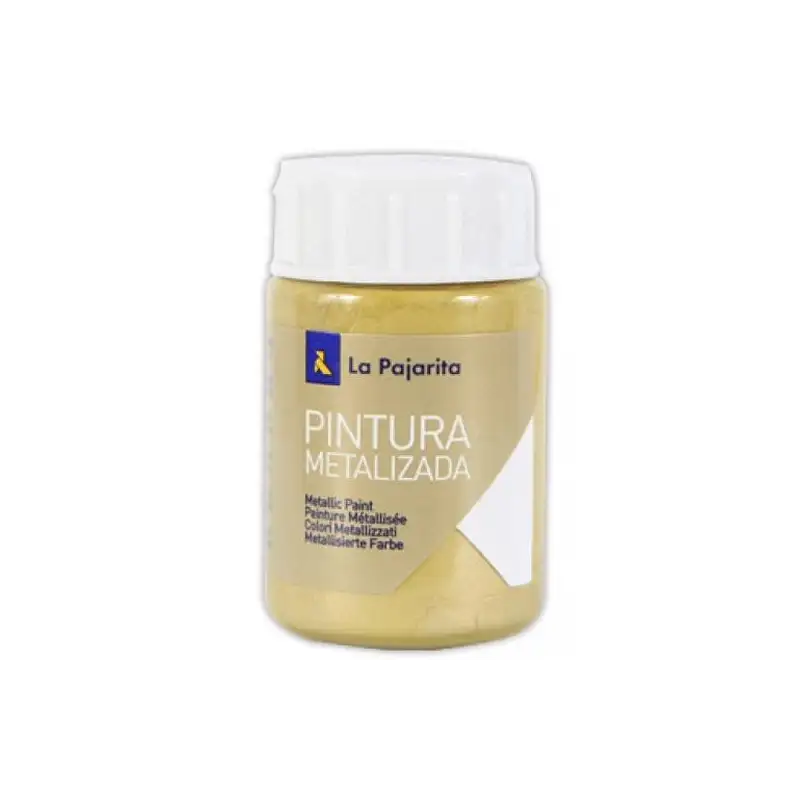 (125322) LA PAJARITA PINTURA METALIZADA ME-03 35ML ORO RICO