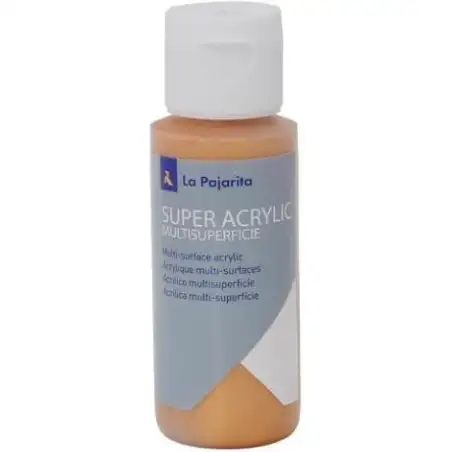 (182176) LA PAJARITA PINTURA SUPER ACRYLIC A-47 60ML ORO REAL