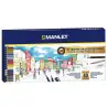 (MLA00040) MANLEY SET CREATIVO LÁPICES DE COLORES 40 PIEZAS SURTIDO