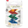 (119514) MAPED GOMA HARRY POTTER 3 CASAS DE HOWARTS TRIANGULAR EN BLISTER DE 3