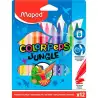 (845902) MAPED ROTULADORES COLOR´PEPS JUNGLE 2.0 ESTUCHE DE 12 C/SURTIDOS