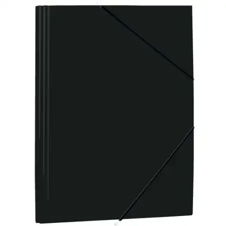 (1085P4) MARIOLA CARPETA CON GOMAS Y SOLAPAS FOLIO POLIPROPILENO 450 MICRAS NEGRO