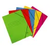 (1085SU) MARIOLA CARPETA CARTÓN 500 GR SOLAPA GOMAS FOLIO MATE 5 COLORES SURTIDOS -20U-