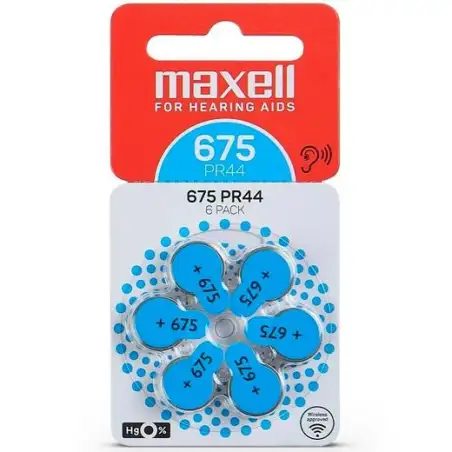 (791420) MAXELL BATERIAS DE AIRE DE ZINC 1