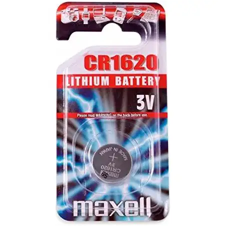 (CR1620-B1 MXB) MAXELL PILAS PLANAS DE LITIO 3V - CR1620 BLISTER 1 UNIDAD