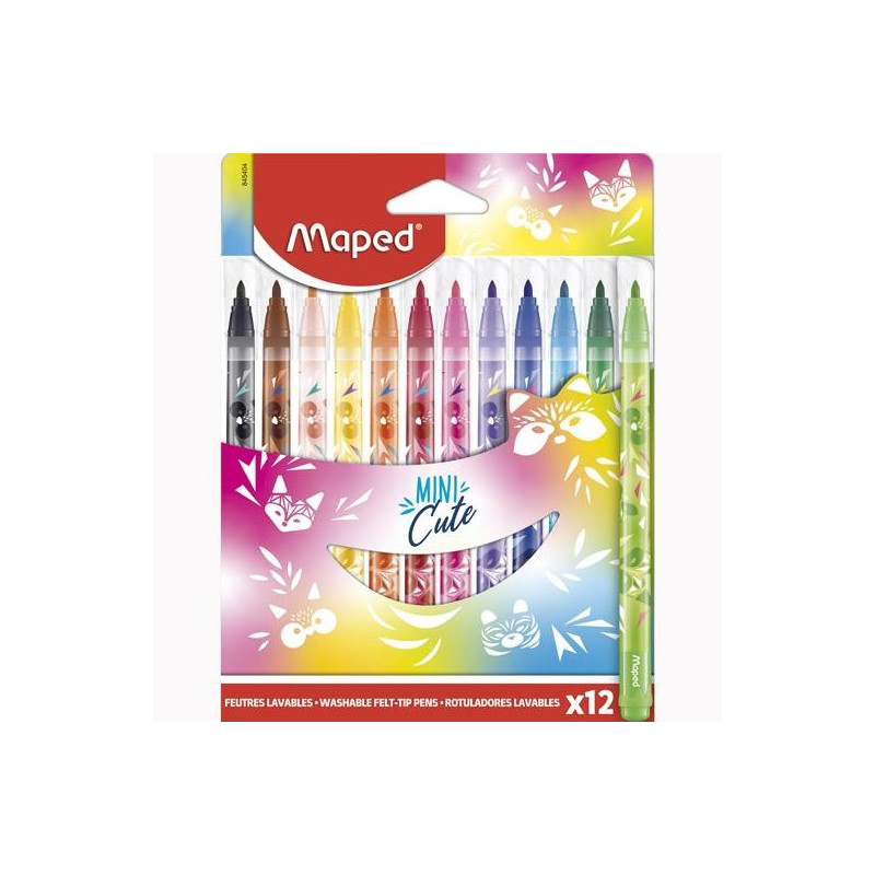 (845404) MAPED ROTULADORES MINI CUTE ESTUCHE DE 12 C/SURTIDOS