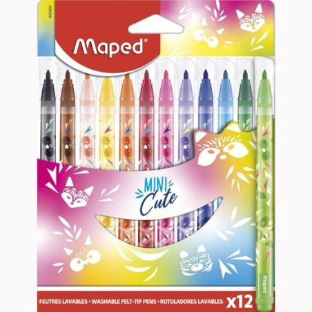 (845404) MAPED ROTULADORES MINI CUTE ESTUCHE DE 12 C/SURTIDOS