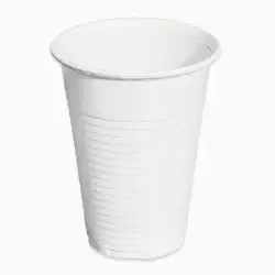 (5103) MAXI PRODUCTS VASO IRROMPIBLE 220CC PLÁSTICO BLANCO - PACK 100 UND -
