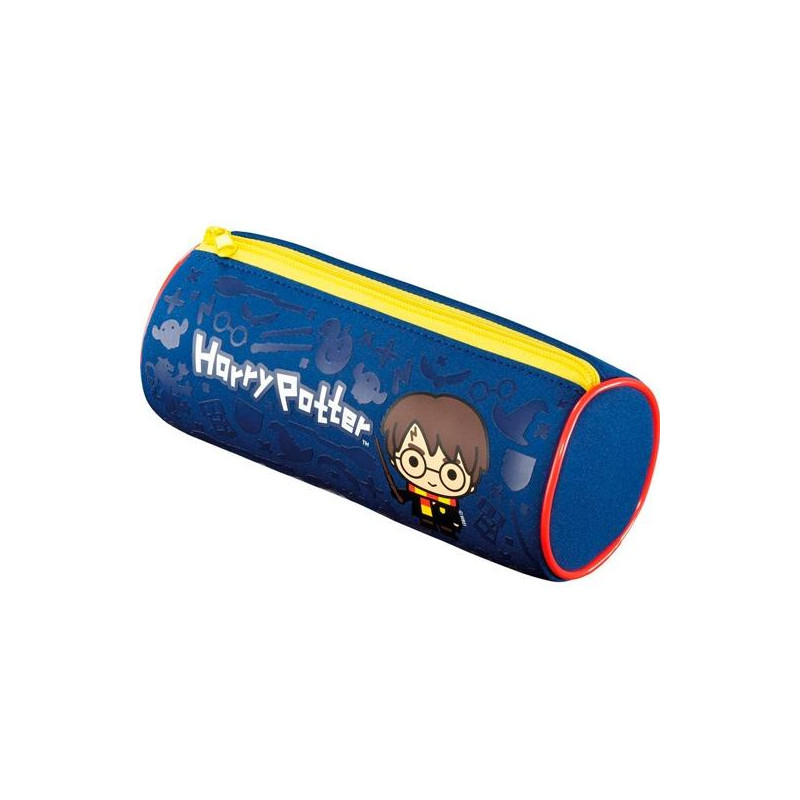 (934801) MAPED PORTATODO HARRY POTTER KIDS TUBO C/CREMALLERA NEOPRENO AZUL