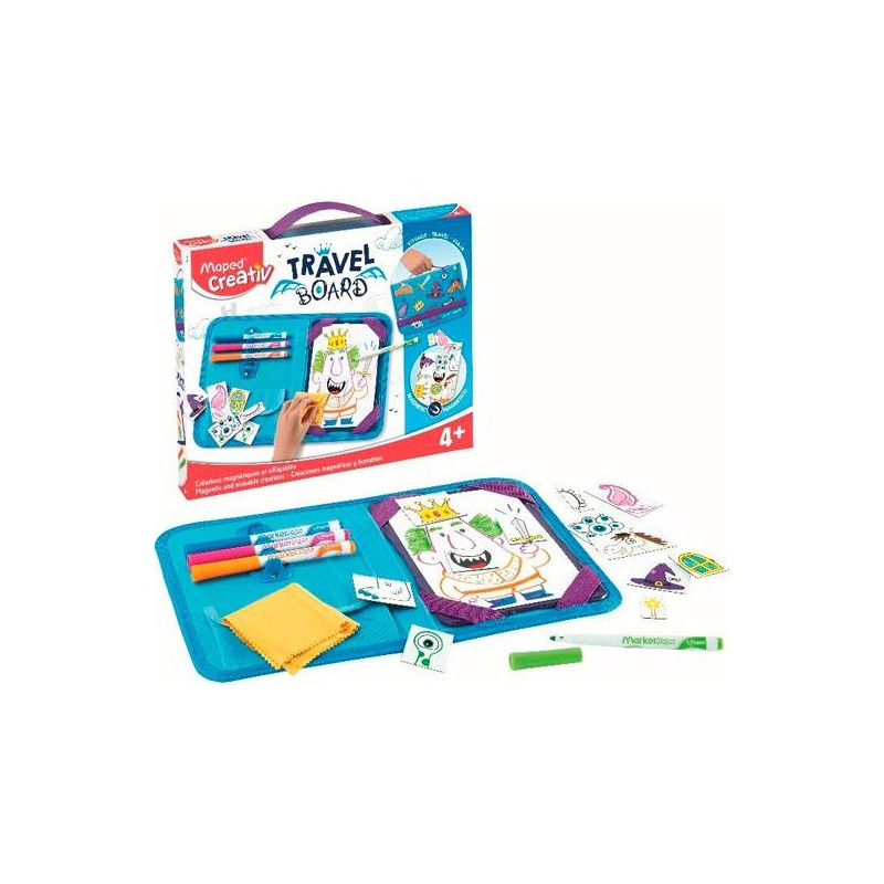 (969311) MAPED SET CREATIVO PIZARRA MAGNÉTICA +4 AÑOS