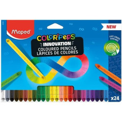 (861601) MAPED LÁPICES DE COLORES COLOR´PEPS INFINITY C/SURTIDOS ESTUCHE 24 UD