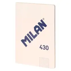 (57243G48BG) MILAN LIBRETA ENCOLADA A4 48H PAPEL 95GR CUADRICULADO SERIE 1918 BEIGE