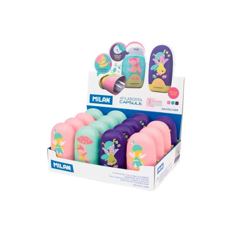 (4701116FR) MILAN AFILABORRA CAPSULE SERIE ESPECIAL FAIRY TALE C/SURTIDOS CAJA EXPOSITORA 16 UD