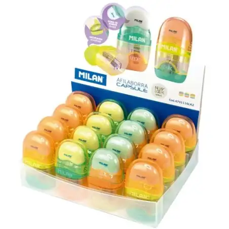 (4701116LK2) MILAN AFILABORRA CAPSULE SERIE NEW LOOK C/SURTIDOS EXPOSITOR 16 UD