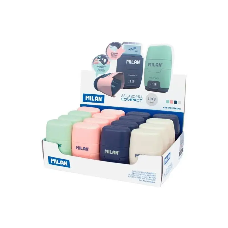 (4703116SNC) MILAN AFILABORRA COMPACT SERIE 1918 C/SURTIDOS CAJA EXPOSITORA 16 UD