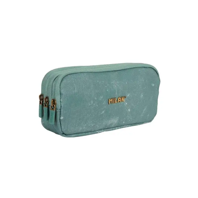 (081135LVGR) MILAN PORTATODO 3 CREMALLERAS SERIE LAVA VERDE