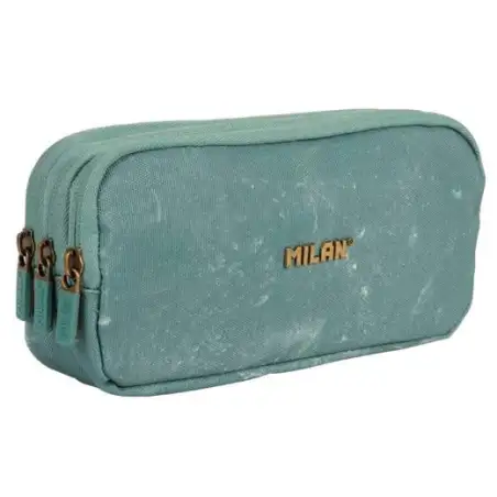 (081135LVGR) MILAN PORTATODO 3 CREMALLERAS SERIE LAVA VERDE