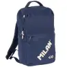 (624201SNCB) MILAN MOCHILA URBANA COMPACTA CON CIERRE DE SEGURIDAD 15L COLECCIÓN 430 SINCE 1918 AZUL