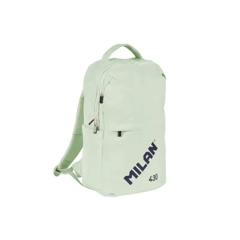 (624201SNCGR) MILAN MOCHILA URBANA COMPACTA CON CIERRE DE SEGURIDAD 15L COLECCIÓN 430 SINCE 1918 VERDE