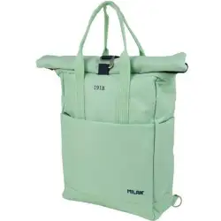 (624302SNCGR) MILAN MOCHILA URBANA C/CIERRE SUPERIOR ENRROLLABLE 10L SERIE 1918 VERDE