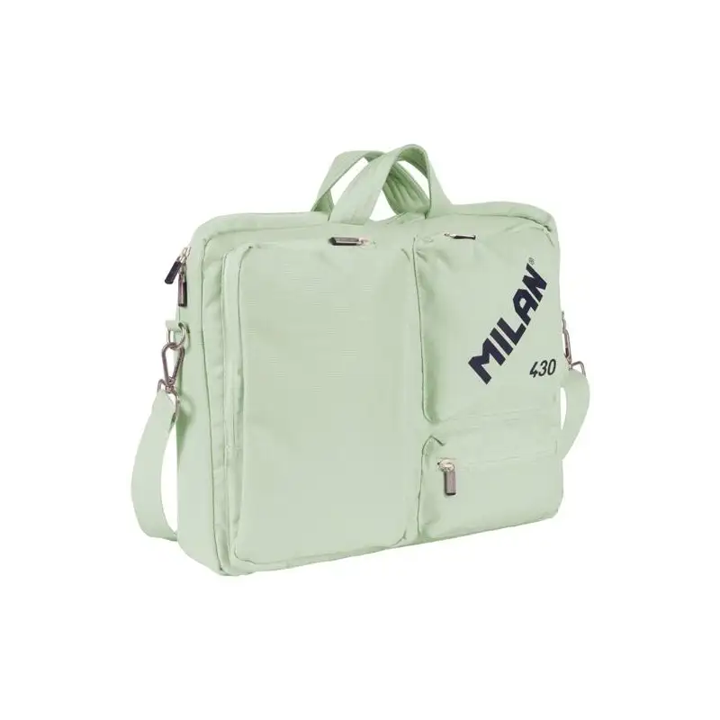 (624303SNCGR) MILAN MALETÍN PARA PORTÁTIL 17" COLECCIÓN 430 SINCE 1918 VERDE