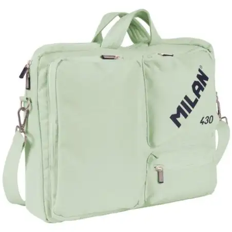 (624303SNCGR) MILAN MALETÍN PARA PORTÁTIL 17" COLECCIÓN 430 SINCE 1918 VERDE