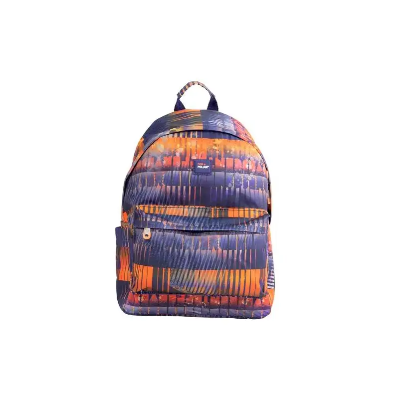 (624605FZ) MILAN MOCHILA URBANA CLÁSICA 2 CREMALLERAS 22L SERIE ESPECIAL FIZZ