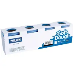 (9135118004) MILAN PASTA BLANDA SOFT DOUGH BOTE 116GR NEGRO CAJA 4 UD