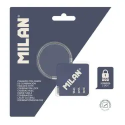 (BWM10533SNCB) MILAN CANDADO TSA CON CIERRE DE COMBINACIÓN COLECCIÓN 430 SINCE 1918 AZUL