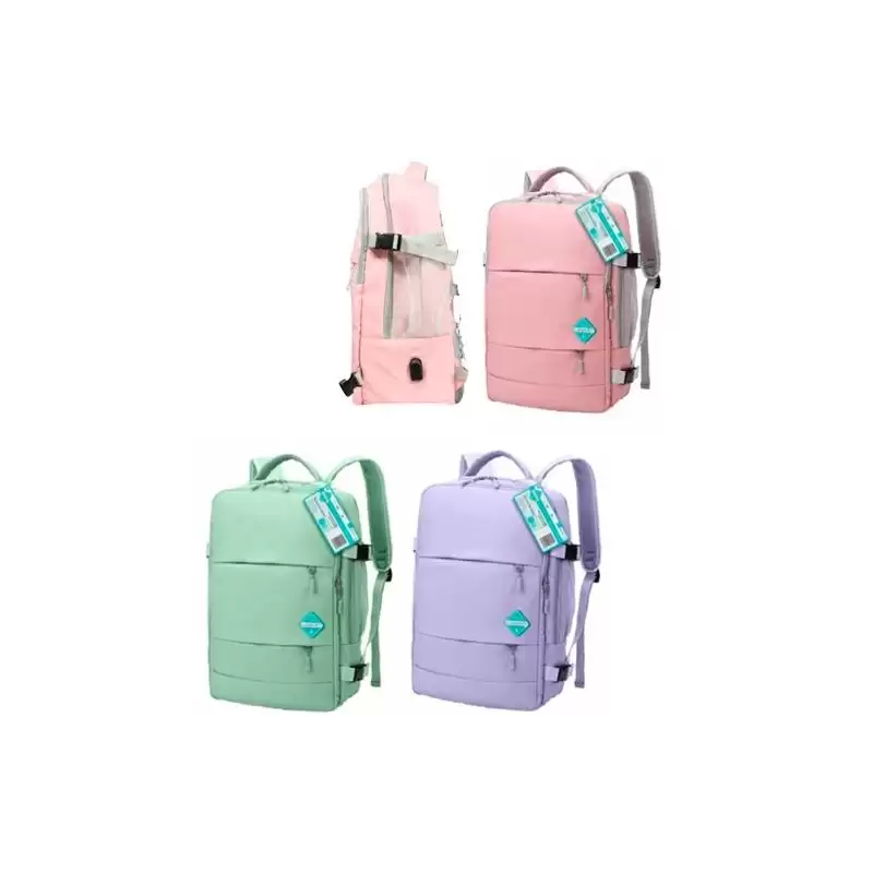 (331715) LAGART MOCHILA CABINA BACKPACK C/SURTIDOS PASTEL