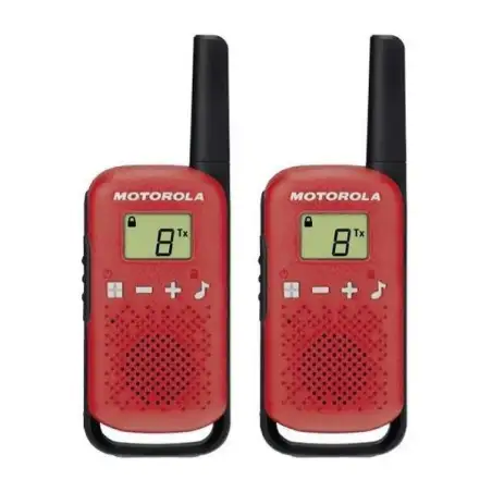 (B4P00811RDKMAW) MOTOROLA WALKIE TALKIE T42 ROJO