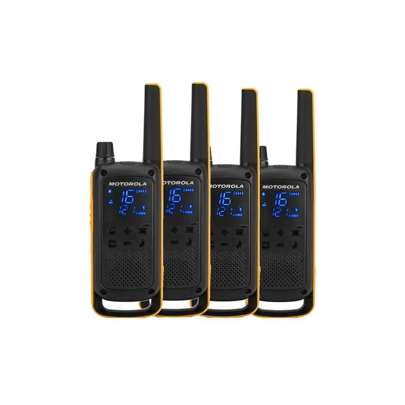 (B8P00811YDEMAQ) MOTOROLA WALKIE TALKIE T82 EXTREME QUAD PACK NEGRO