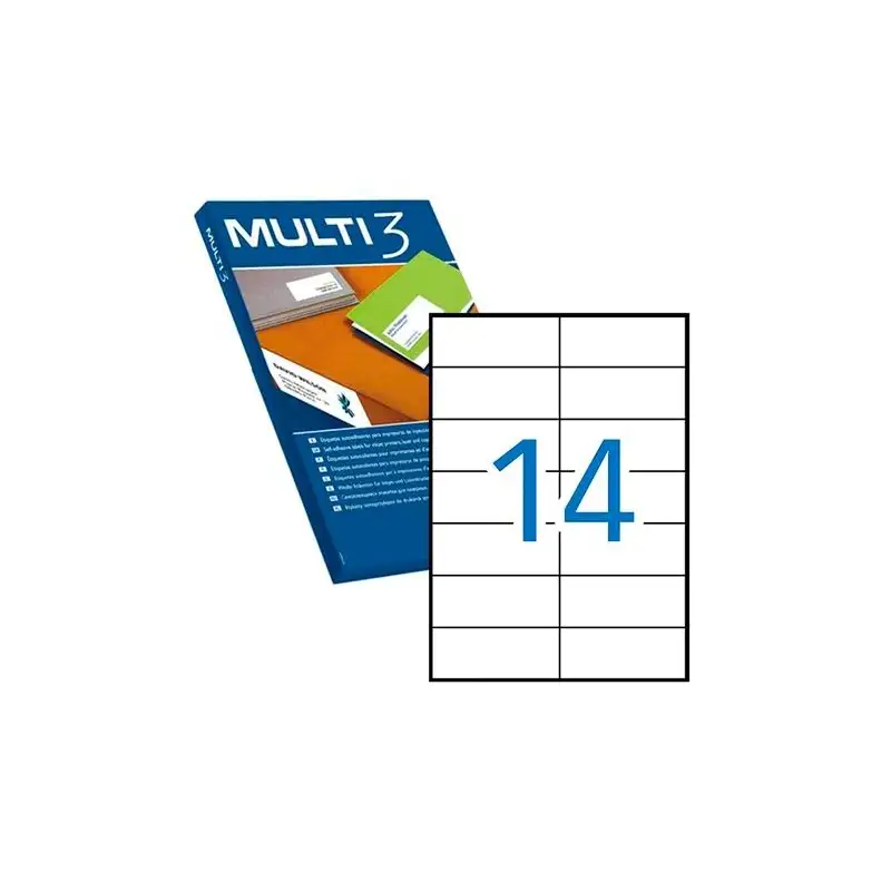 (04710) MULTI-3 ETIQUETAS ADHESIVAS 105X42