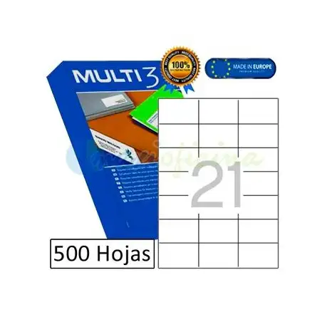 (10519) MULTI-3 ETIQUETAS ADHESIVAS 70X42