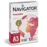 (NAVI100  A3) NAVIGATOR PAPEL FOTOCOPIADORA DIN A3 100GR PAQUETE DE 500 HOJAS BLANCO