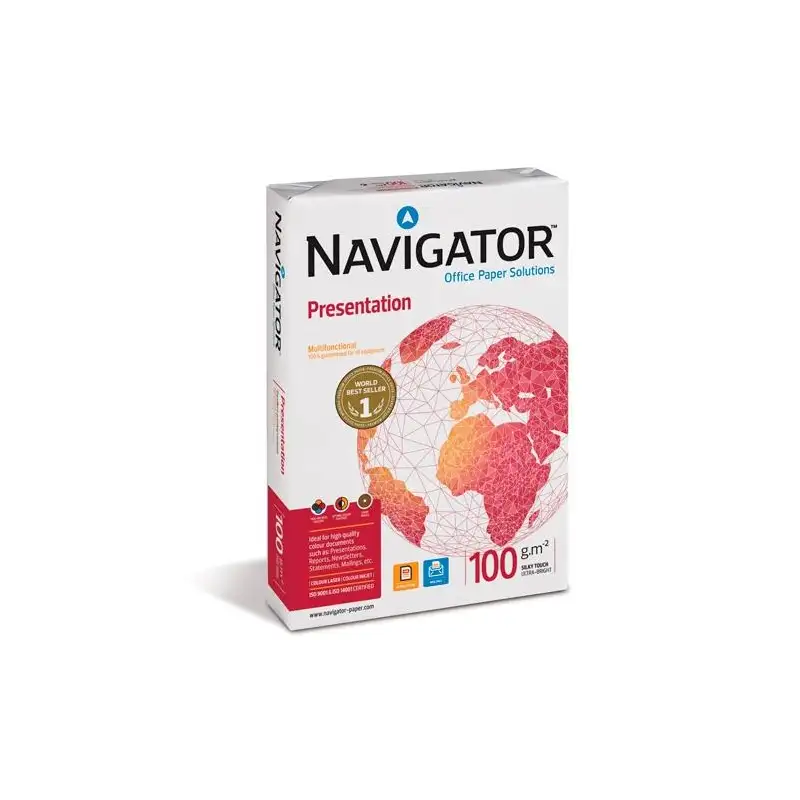 (NAVI100 A4) NAVIGATOR A4 100GR UNIVERSAL -5 PAQUETES-