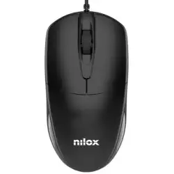 (MOUSB1011) NILOX RATÓN CABLE USB 1200DPI NEGRO