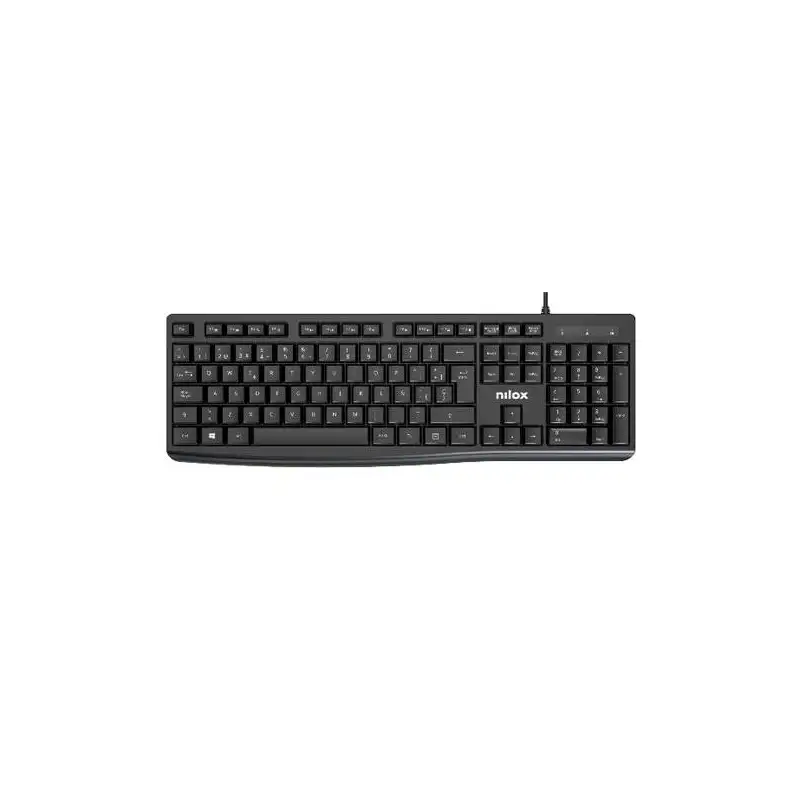 (NXKBE000013) NILOX TECLADO CABLE USB NEGRO ESPAÑOL