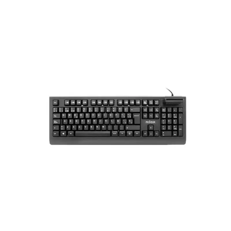 (NXKIRE0002) NILOX TECLADO USB CON LECTOR DNI COMPATIBLE DNI 4.0 Y TARJETA SANITARIA