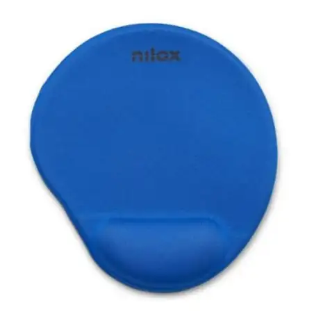 (NXMPE02) NILOX ALFOMBRILLA ERGONOMICA PARA RATON AZUL