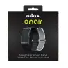 (NXSWONAIRBK) NILOX PULSERA INTELIGENTE SIN PANTALLA BLUETOOTH INCLUYE DOS PULSERAS NEGRO Y PLATA